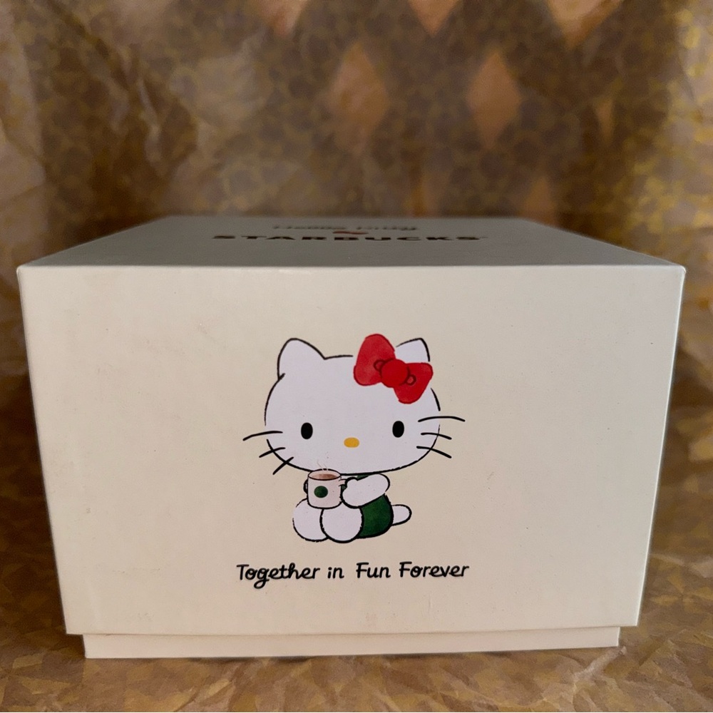 Starbucks Hello Kitty Ceramic Mug with Bow 2025 - Picture 3 of 3